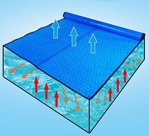 YURRO Rechteckige Poolabdeckung, staubdichte Wärmeisolierung, Pool-Wärmedämmungsfolie, reißfest, für Outdoor/Innenpool, 220 x 150 cm