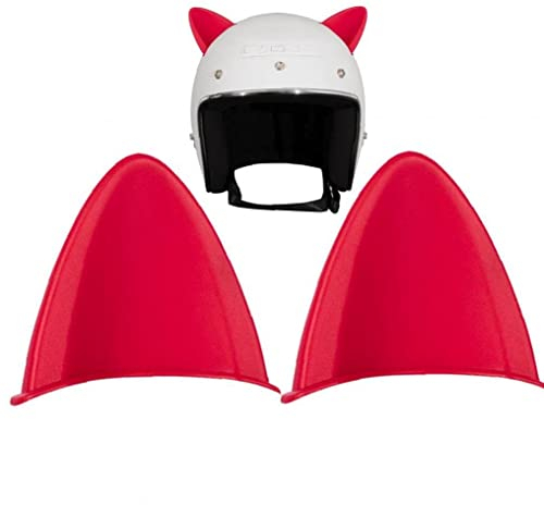 Lipfer Motorrad Helm Katzenohren Süßes Dekorationsstil Elektroauto Motocross -Aufkleber Fahren Stilvoller Universal Helmzubehör Fahren