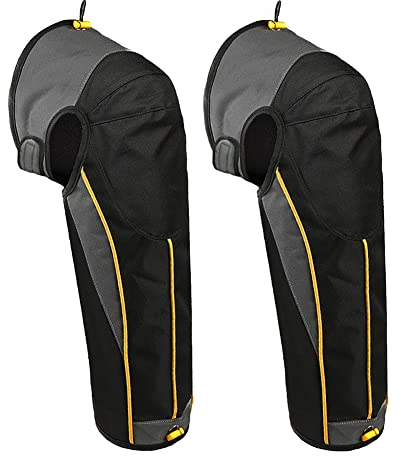 Asudaro Ginocchiere Moto Termiche Ginocchia, 1 Paio 52cm Protezione Ginocchiere Moto Antivento In Tessuto Oxford,Ginocchiere Da Moto Calde,Con Coulisse,Per Ciclismo, Motociclismo Ed Escursionismo