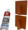 External Brick Buster x 2 inc Sealer - Outdoor Wall Entry Burst Tidy Cover - Brown - Including with Silicone SEALANT - BRW