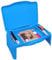 Belle Vous Foldable Multi-Purpose Activity Lap Desk - Dark Blue Portable Folding Lap Stand - Bed Table for Laptop Stand, Serving Tray, Breakfast, Reading, Colouring, Notebooks and More