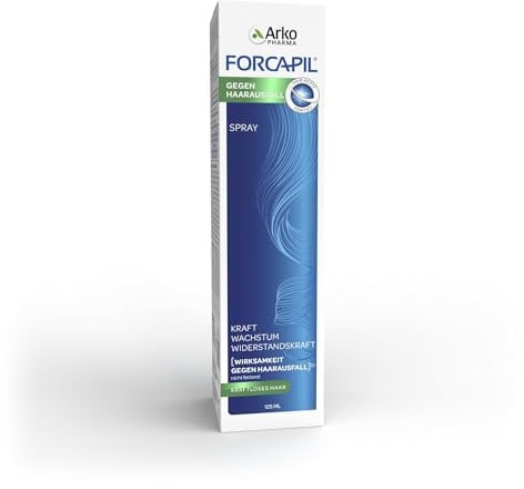 ARKOPHARMA - FORCAPIL® Spray gegen Haarausfall - Klinisch nachgewiesene Wirksamkeit ab 1 Monat - Stärke - Wachstum - Widerstandskraft des Haares - 125 ml