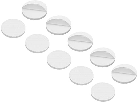METALLIXITY 16 Stück Rund Filzgleiter Selbstklebend 30mm/1.2 Gummi Weiß | Selb Stücklebende Boden Protektoren, Für Zuhause Schrank Schrank Bett Füße