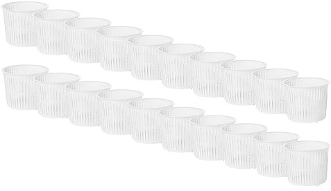 20 x Käseform 5.5 x 5cm – Variationen | Kunststoff-Käseform | Korb für Käse