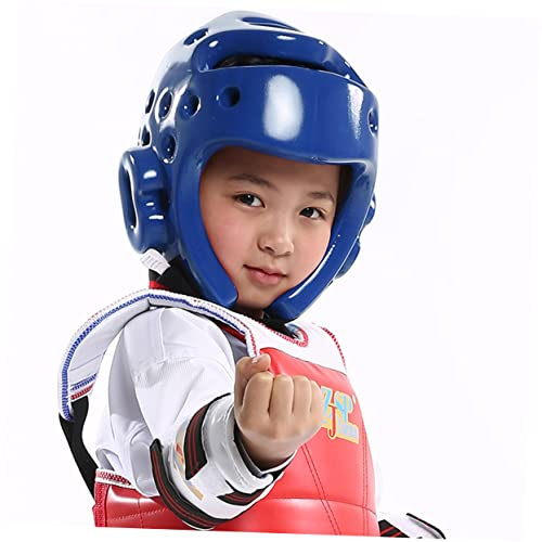 KOMBIUDA Kinderhelm Helme für Erwachsene kopfschutz für Felsen brillen zubehör Kopfschutz für Kinder Stoßdämpfender Taekwondo-Helm Kinder sparren Kopfbedeckungen Eva-Helm für Kickboxen