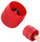1 Pezzo Universale per Tubi da Strumento di Sbavatura per Tubi, Strumento per Sbavare Tubi 2 In 1, per Interno ed Esterno 3 mm-38 mm (0,12 Pollici-1,5 Pollici) (Rosso