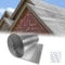 Froadp 0.6x20m Isolierfolie Dämmfolie Doppelte Alu Luftpolsterfolie Thermofolie Heizkörper Reflexionsfolie Blasenfolie Dämmstoffe Isolierungsfolie für Dächer Wände und Böden Wärmehaltung