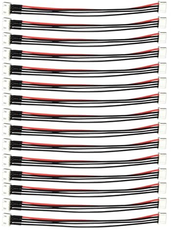HUAZIZ 15 Stück 3S JST-XH LiPo Akku Balance Ladegerät Verlängerungskabel 20cm 22AWG, Verlängerungskabel für das Batterie-Ladegerät, Lipo Baterrie JST-XH Stecker Ladekabel