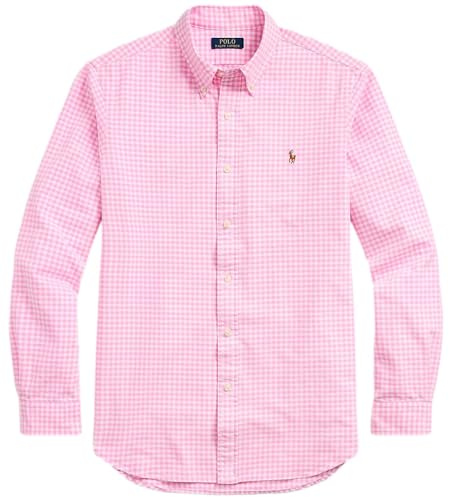 POLO RALPH LAUREN Men's Classic Fit Gingham Oxford Shirt Classic Fit Gingham Oxford Shirt