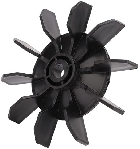 2pcs ventola del compressore d'aria, parti del compressore d'aria in plastica, 5.3 Dia esterna..Piccola lama della ventola per ridurre la temperatura della testa pompa,