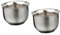 OFFSCH 2 Piezas Copa de vino de doble capa calentador de tazas vasos termo cup vasos termicos vaso de vino con tazas de acero inoxidable tazas de bebidas de acero inoxidable Silver