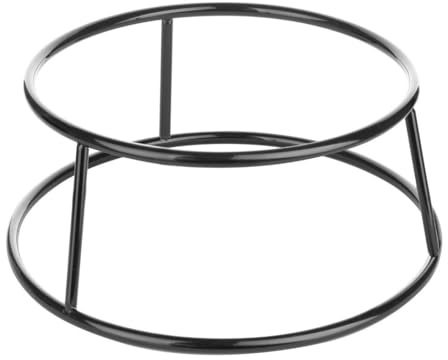 Olympia Non-Slip Round Multi Wire Buffet Riser, Black, 230x260x100mm | Adds tiered levels to commercial food stations, improves visibility, and makes the display easier for guests to navigate.
