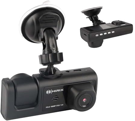 Alivio Night Vision Motion Detection Dash Cam Front and Rear Camera 1080P, G-sensor Full HD Dual Dash In Car Dashcam