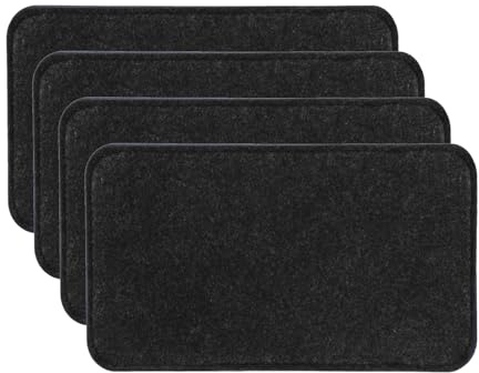ZEPFJHE 4 almohadillas moldeadoras portátiles de fieltro para mochila, bolsa, base reforzada con esquinas redondas, inserto de refuerzo inferior portátil, multicolor, One Size