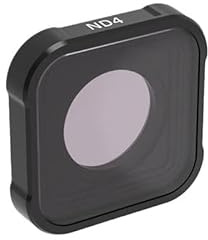 HYFOZAE Objektivfilterset für GoPro Hero 9, 10 und 11: UV-Filter, CPL- ND-Filter (8, 16, 32, 64), Nachttauchfilter, Star Micro 15X-Filter, Eyefish-Kameraobjektivschutz(ND4)