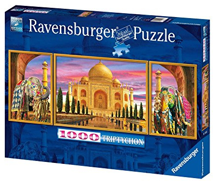 Ravensburger 19990 - Taj Mahal - 1000 Teile Triptychon 1000 Teile Puzzle