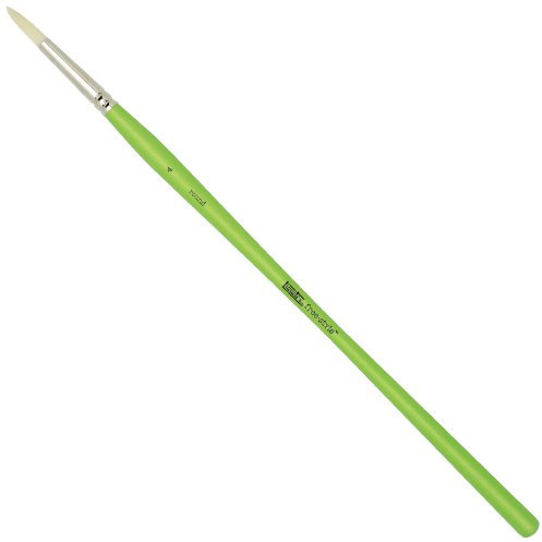 Liquitex 1300104 Free Style Künstler - Pinsel, langlebig und formstabil aus hochwertigen synthetischen Faser für volle Kontrolle beim Farbauftrag -Rundpinsel - Nr. 4