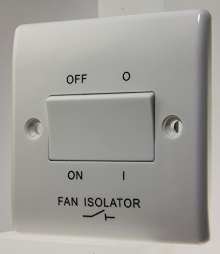 Nexus 1 Gang Triple Pole 10A Fan Isolator White