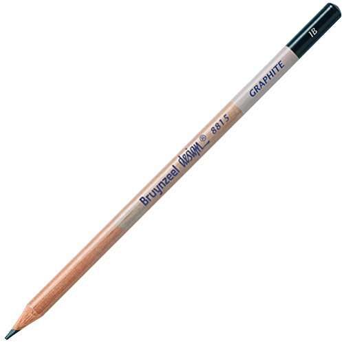 Bruynzeel Royal Talens Design Graphite Pencil, 1B Lead (8815K1B)
