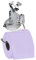 Metall-Art Design Hund Toilettenpapierhalter