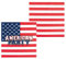 PARTY DISCOUNT Servietten USA Party, 12 Stück, ca. 33Cm