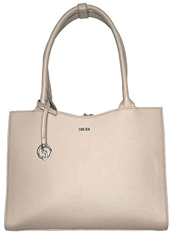 SOCHA Midi Vanilla Business-Handtasche 39 cm 29cm Vanille