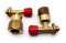 DN Autogas Parts Adaptateur de bouteille de gaz butane 907, 904 et 901 avec sortie de gaz butane 21,8 mm gauche vers adaptateur en laiton propane POL britannique
