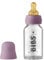 BIBS Baby Glass Bottle. Anti-colique. Embout rond en latex de caoutchouc naturel. Favorise l’allaitement naturel, 110 ml, Mauve