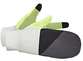 Craft ADV Lumen Fleece Hybrid Handschuhe, ash White-flumino, M