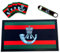 ShopQuality4U Rifles Regiment Bar Runner Mat, Matching Bottle Opener & 4x Drinks Coasters, Metal sign Gift Set | Beer Gifts Home Bar Accessories for Pub Bars Man Cave Him Her