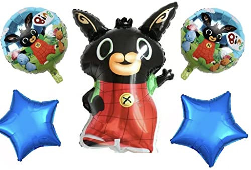 Bing Blue Bunny Geburtstag Luftballons Party Dekorationen Super Shape Folienballons Kinder