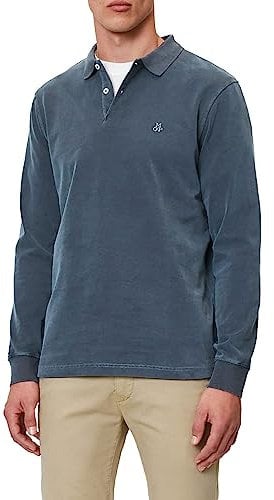Marc O'Polo B21223655004, Camisa de polo Hombre, Azul, 3XL