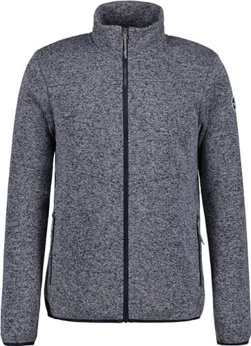 ICEPEAK Strickfleecejacke Herren ohne Kapuze Agen, Größe:XXL, Farbe:Dunkelblau