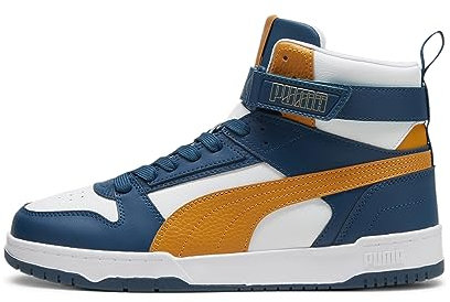 PUMA Unisex RBD Game Sneaker, White-Ocean Tropic-Ginger Tea, 37 EU