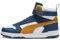 PUMA Unisex RBD Game Sneaker, White-Ocean Tropic-Ginger Tea, 37 EU