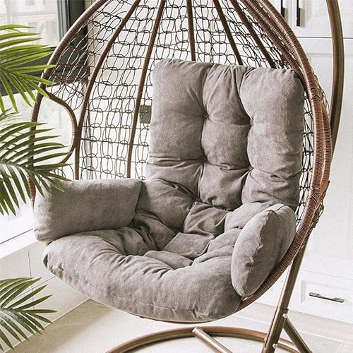 KYKHT Hängesessel-Kissen – Schaukelsessel-Kissen Einzelsofa-Kissen Indoor- und Outdoor-Wiegenstuhl für Patio Garten, 50 * 125 cm