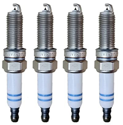 Toiumops Zündkerzen für Mercedes Benz W203 W204 W211 W212 C209 C219 C204 CL203 W251 S203, 4 Stück Iridium-Zündkerze YR7MPP33