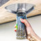 GOLDTREE Latest Stainless Steel Jar Openers for Seniors, Under Cabinet Jar Opener Tool for Weak Hands, Under Counter Jar Lid Cap Opener, Easy Grip