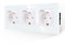JIMEIDA Enchufe en blanco, 16 A, cristal, con tapa impermeable, 228 x 86 mm, 250 V, 1 compartimento