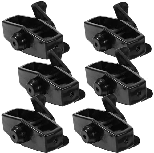 Sosoport Elektrozaunspanner Elektrozaun-Drahtspanner 6 Stück Tragbare Schwarze Isolierung In Reihe Kunststoffschnurspanner Für Die Befestigung Von Elektrozäunen Auf Dem Bauernhof