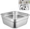 Kapmore Lavavajillas grande de acero inoxidable – Lavabo cuadrado multifuncional para uso en cocina, duradero hogar
