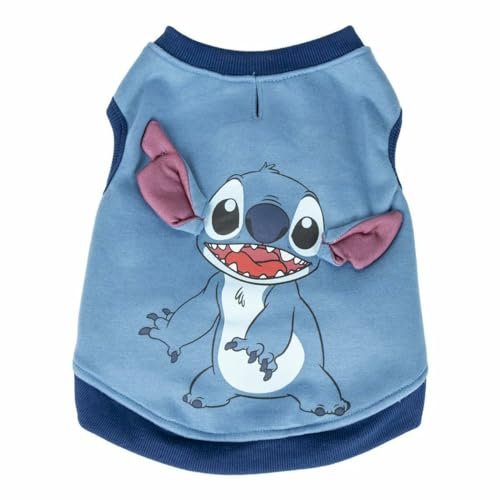 Stitch Hundepullover M Blau