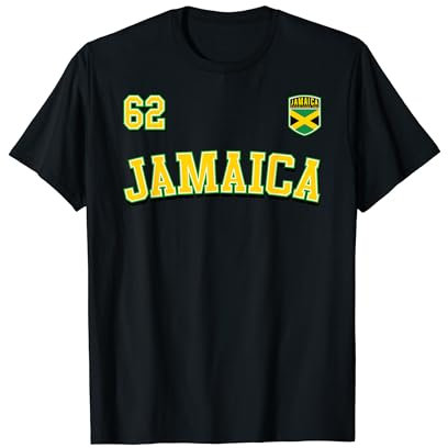 JAMAICA 62 Independence Day 2024 Jamaican Flag Jersey T-Shirt