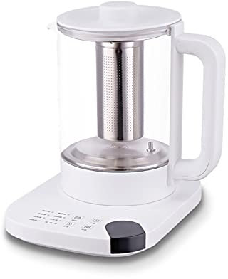 Wasserkocher 1,8 l, 800 W, mit automatischer Abschaltung und Anti-Kalk-Filter, Schnellboom ohne BPA, Glas mit Borosilikat-Wasserkocher, rosa mit Filter, drei Ringe (blaue drei Ringe) Vollmond vision