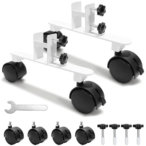 Eulenke 4x Standfüße für Infrarotheizungen, Infrarotheizung Standgerät Universell für Heizplatte, Robuste Stabiler, Passend für Verschiedene Marken und Modelle mit Rahmen Elektroheizung