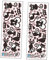GREENADSCAPE 2 Blätter Wandaufkleber Aufkleber Für Scrapbooking Ästhetische Aufkleber Telefon Wandtattoo Schwarze Katze Vintage-aufkleber Lustige Leuchtaufkleber Wandtattoos Black Pvc