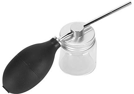 Hair Fiber Applicator, Powder Spray Bottle, with Glass Nozzle Hair Fiber Hair Building Fibers Spray Bottle Hair Atomizer for Hair Fibers (Hair Increasing Spray)