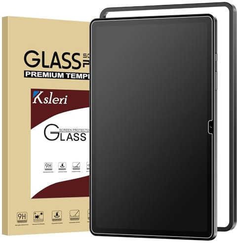 Ksleri 2 Pack for Samsung Galaxy Tab A9 Plus/A9+ 5G 11-inch 2023 Model (SM-X210/X216/X218) Matte Glass Screen Protector (Not Privacy) Anti Glare Anti Fingerprint Tempered Glass with Alignment Frame