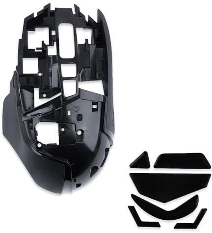 New Mouse Case Top Case Mouse Shell Mouse Housing Framework Cover Replacement with Mice Feet Sticker for Logitech G502 Wired Gaming Mouse