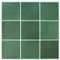 COMSTICKC Klebefliesen Küche, Matt Grasgrün PVC Quadrat, 10 Stück, 3D Fliesenaufkleber Fliesen Selbstklebend Wandfliesen Küchenfliesen Selbstklebend Küchenrückwand Bad, 30× 30 cm